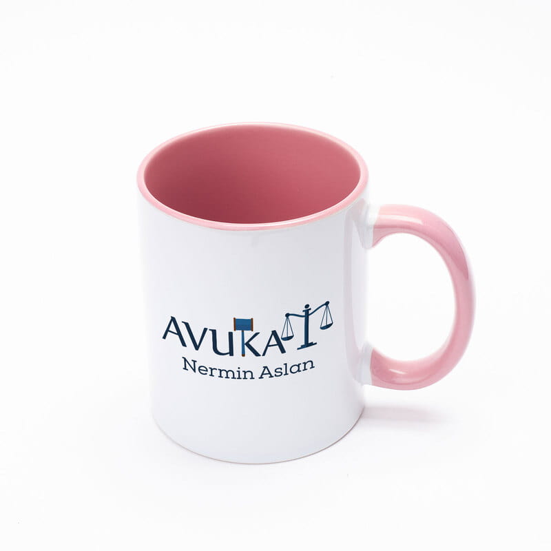 Avukatlara Özel Renkli Kahve Kupası
