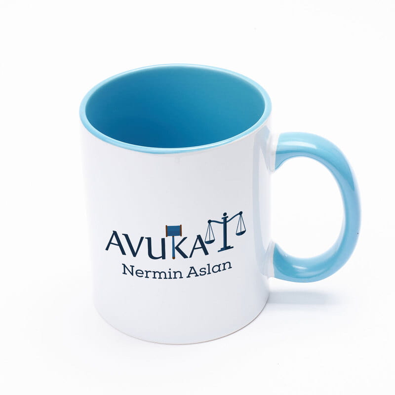 Avukatlara Özel Renkli Kahve Kupası