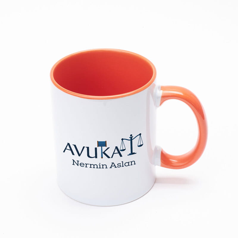 Avukatlara Özel Renkli Kahve Kupası