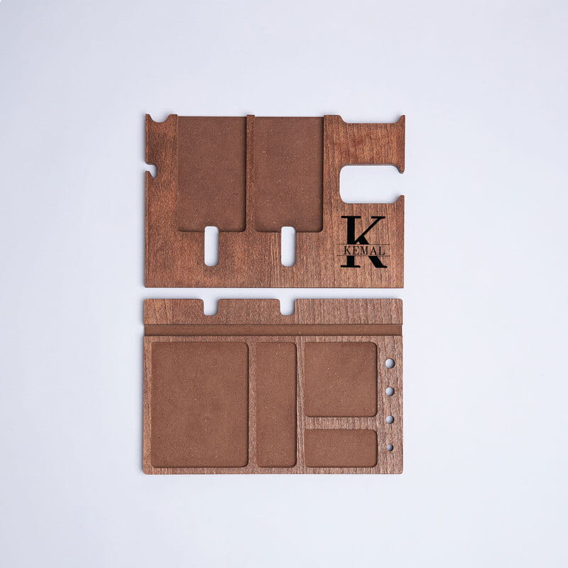 Baş Harf Monogram Tasarımlı Kişiye Özel Masaüstü Düzenleyici