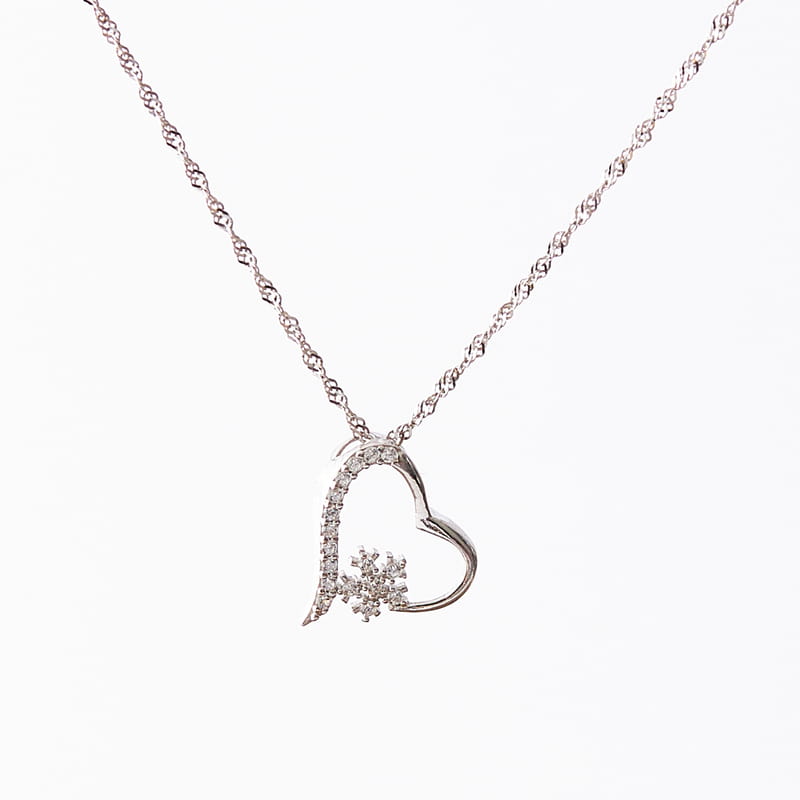 Çiçekli Buketi Kalp Kolye Hediyeli İsme Özel Takı Kutusu