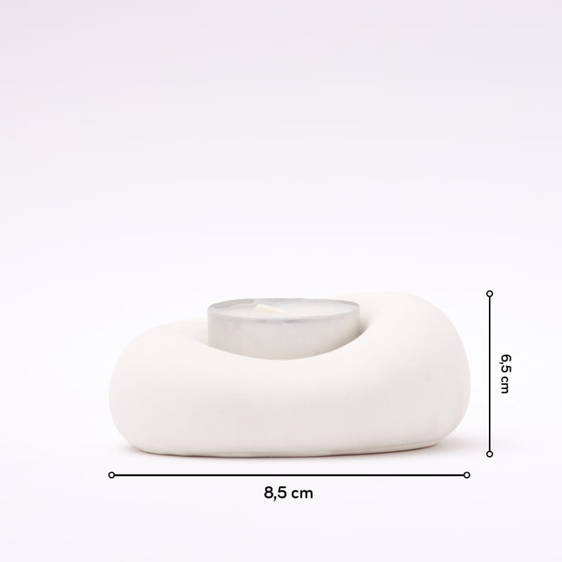 Deniz Taşı Beton Mum