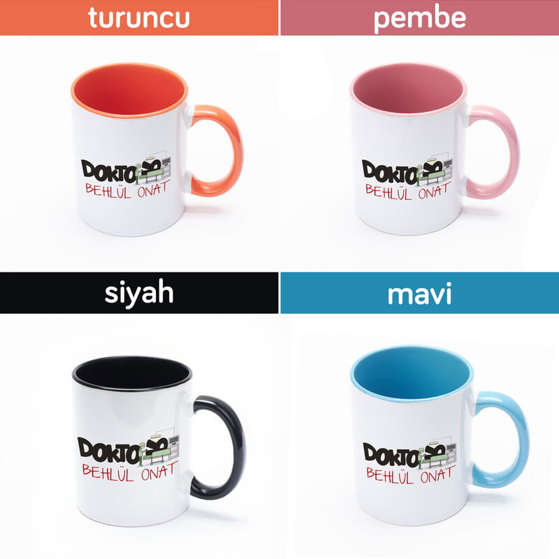 Doktora Hediye Özel Porselen Kahve Kupası