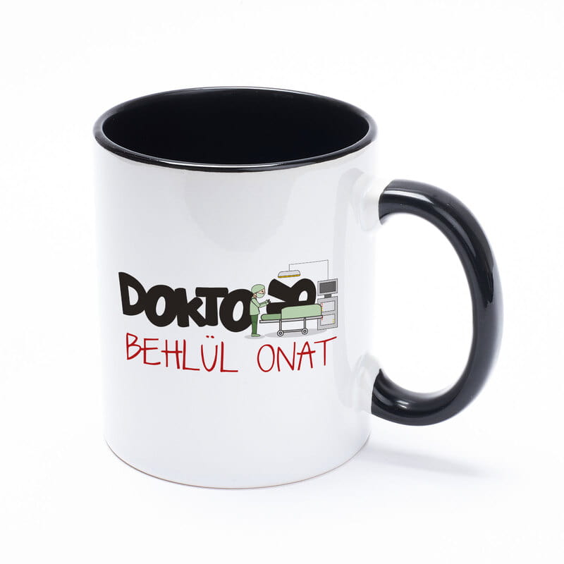 Doktora Hediye Özel Porselen Kahve Kupası