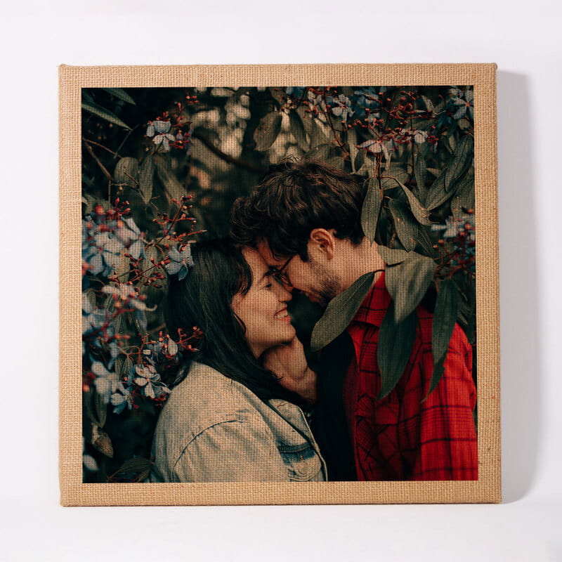 40x40 Fotoğraf Baskılı Hasır Kanvas Tablo