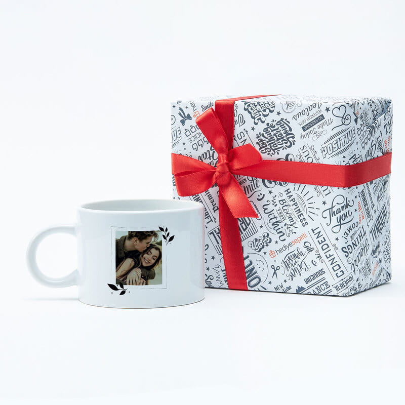 Fotoğraf ve İsiminize Özel Porselen Kahve Fincanı