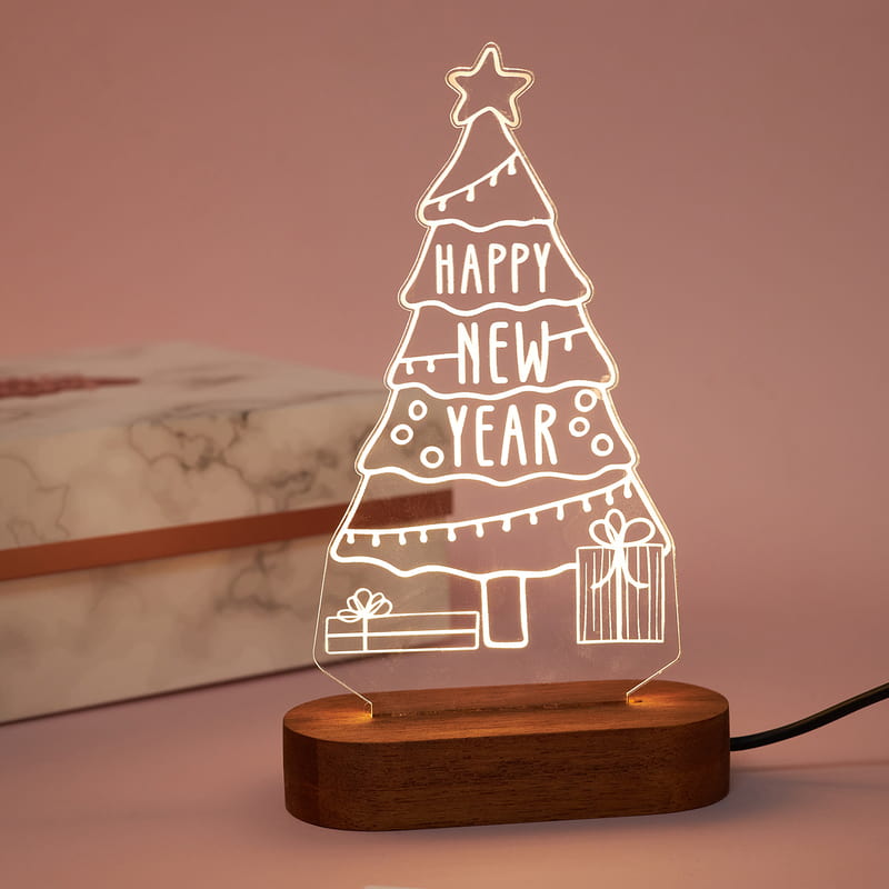 Happy New Year Yılbaşı Hediye Kutusu