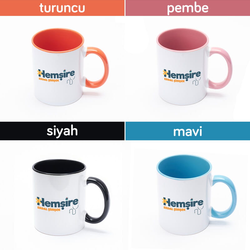 Hemşirelere Kişiye Özel Tasarımlı Kahve Kupası