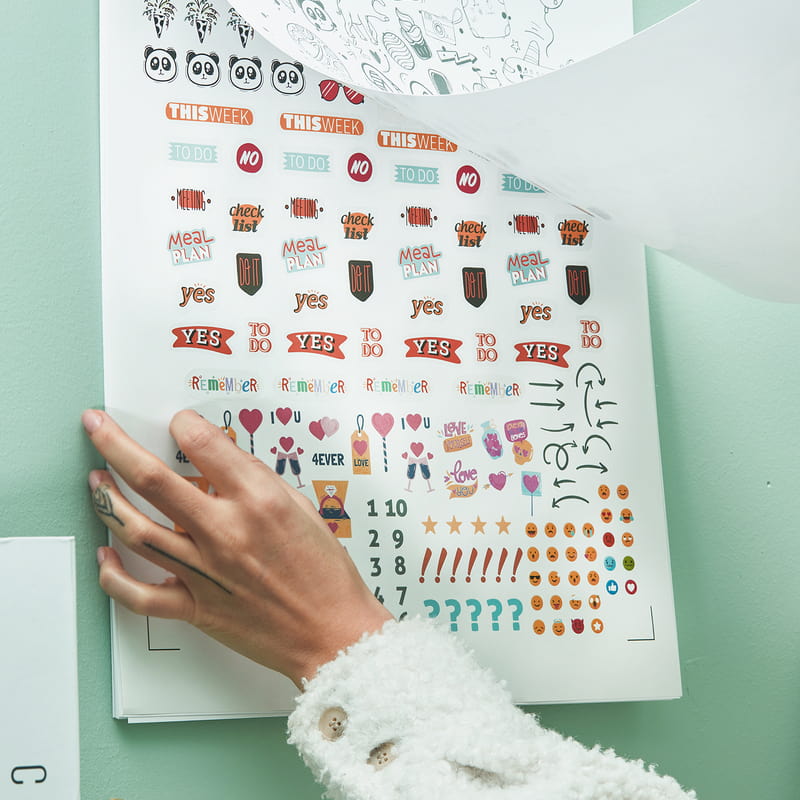 Stickerlı Fotoğraf Özelleştirmeli 2026 Duvar Takvimi