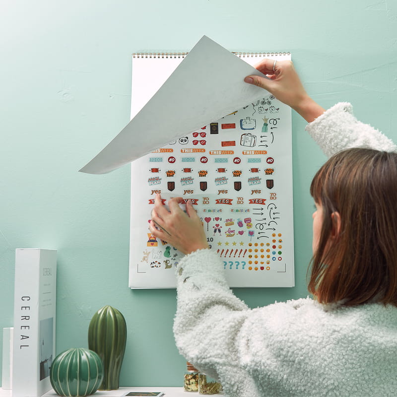 Stickerlı Fotoğraf Özelleştirmeli 2026 Duvar Takvimi