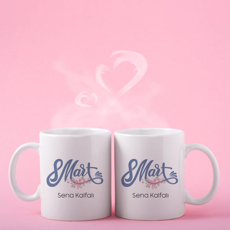İsim Baskılı Kadınlar Gününe Özel Kupa Bardak