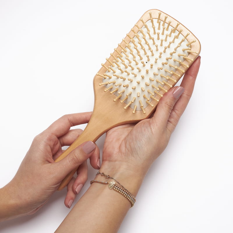 İsme Özel Natural Dikdörtgen Tarak