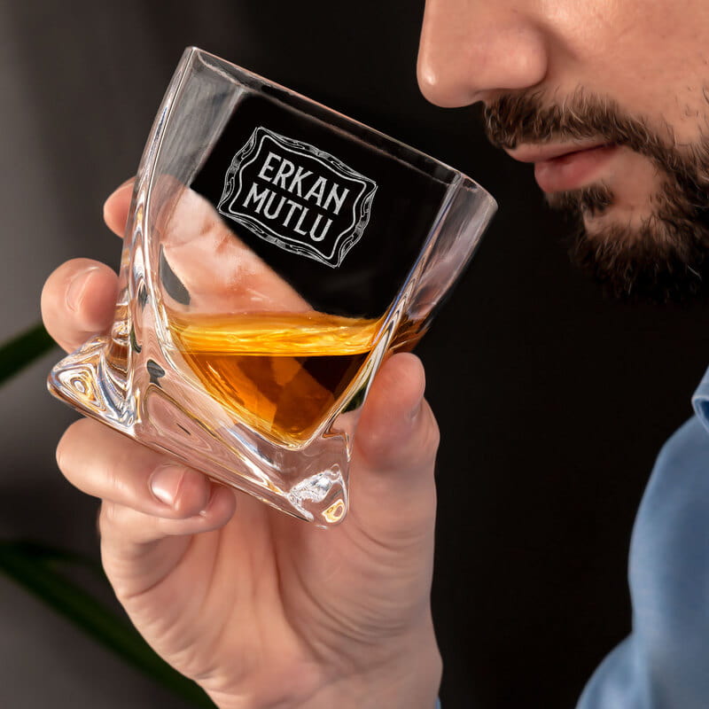 İsme Özel New York Viski Kadeh Seti