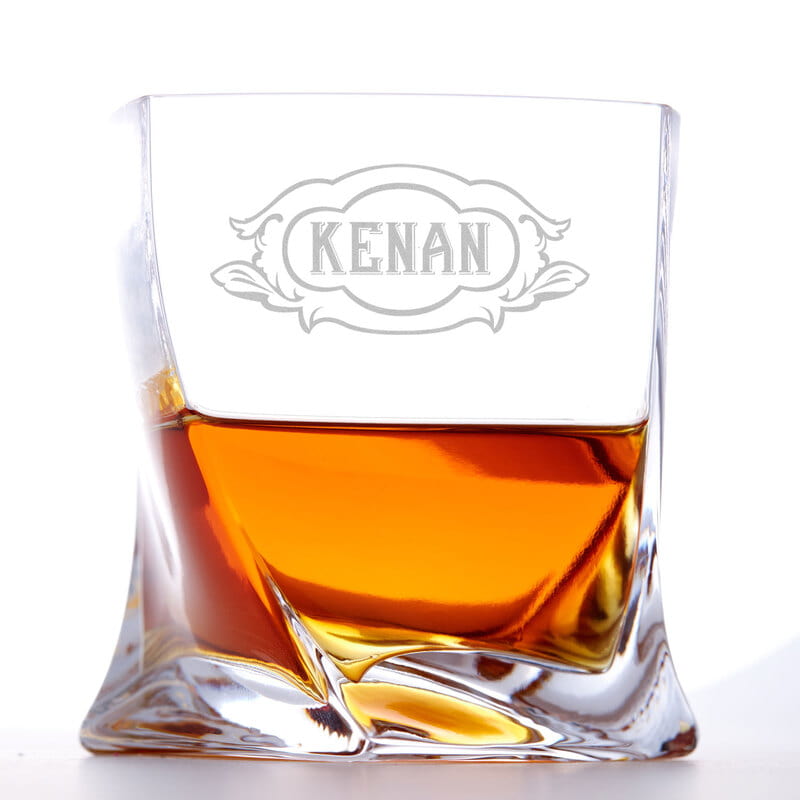 İsme Özel Retro Tasarımlı New York Viski Kadeh Seti