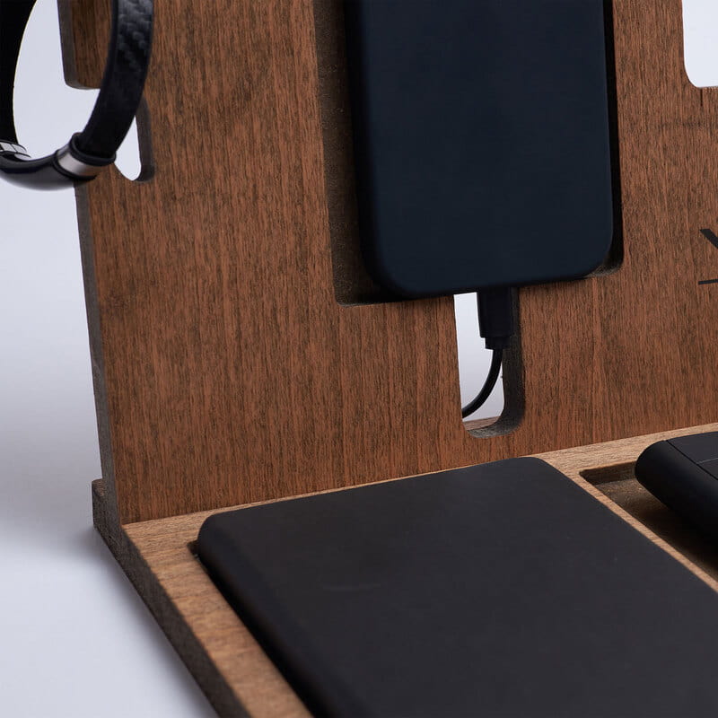 İsme Özel Telefon Stantlı Masaüstü Aksesuar Düzenleyici