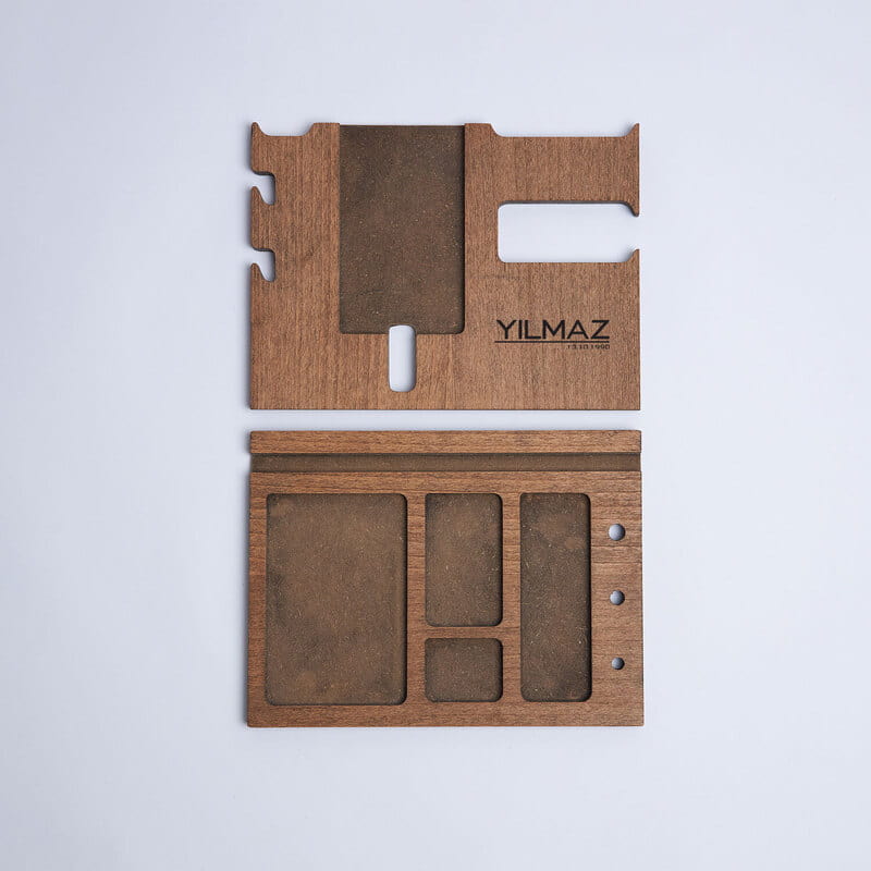 İsme Özel Telefon Stantlı Masaüstü Aksesuar Düzenleyici