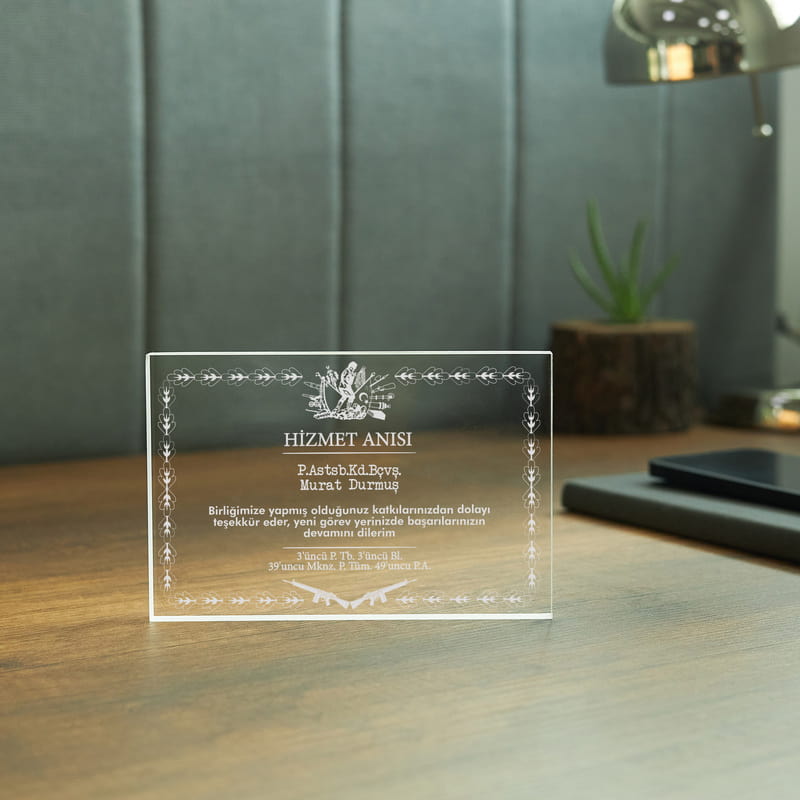 Kara Kuvvetlerine Özel Plaket