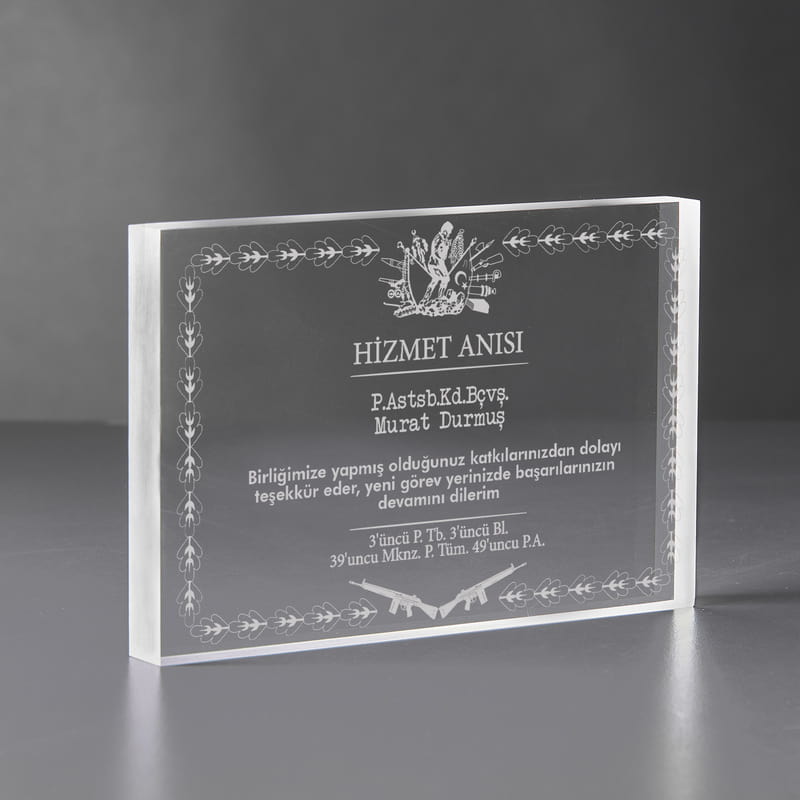 Kara Kuvvetlerine Özel Plaket