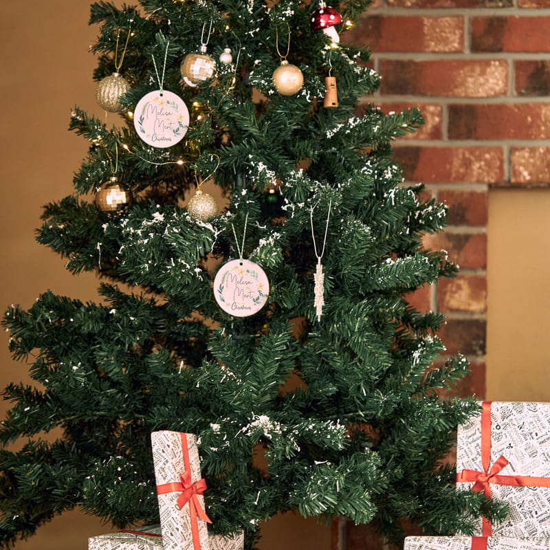 Kişiye Özel Akrilik Yılbaşı Ağacı Süsü