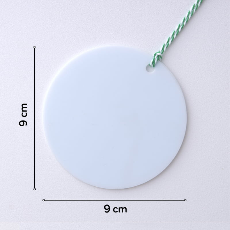 Kişiye Özel Akrilik Yılbaşı Ağacı Süsü