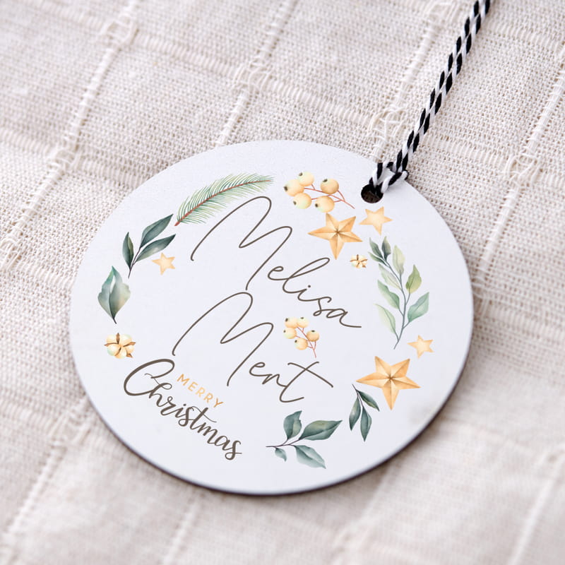 Kişiye Özel Çam Ağacı Süsü