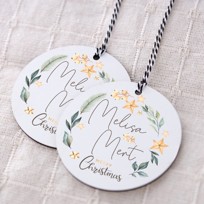 Kişiye Özel Çam Ağacı Süsü