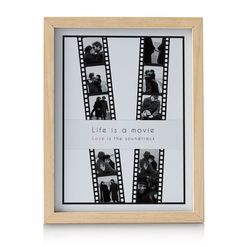 Kişiye Özel Fotoğraflı Life is a Movie Dekoratif Led Lamba