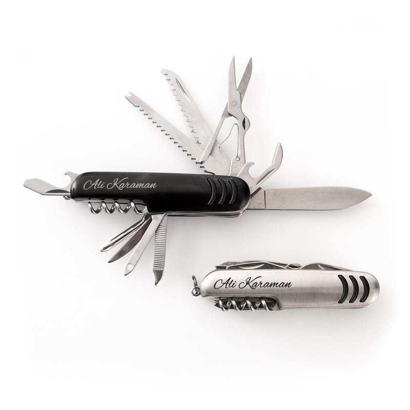 Kişiye Özel İsim Yazılı Metal Çakı