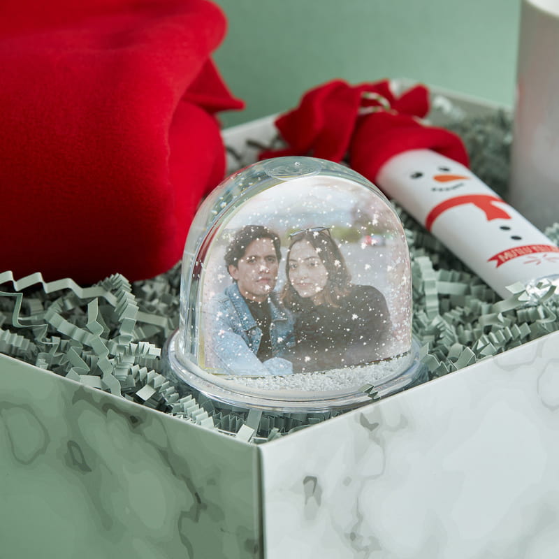 Kişiye Özel Kar Küreli Yılbaşı Hediye Kutusu