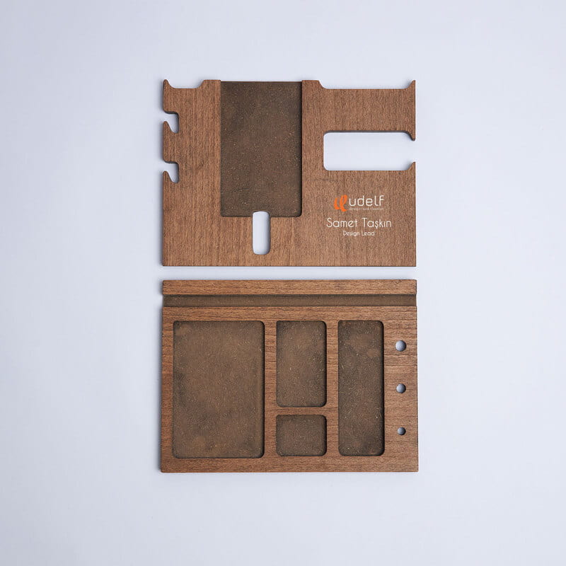 Kurumsal Logo ve İsim Baskılı Kalem Aksesuar Masaüstü Düzenleyici