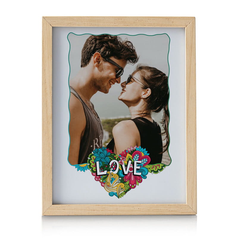 Love Fotoğraf Baskılı Dekoratif Led Lamba