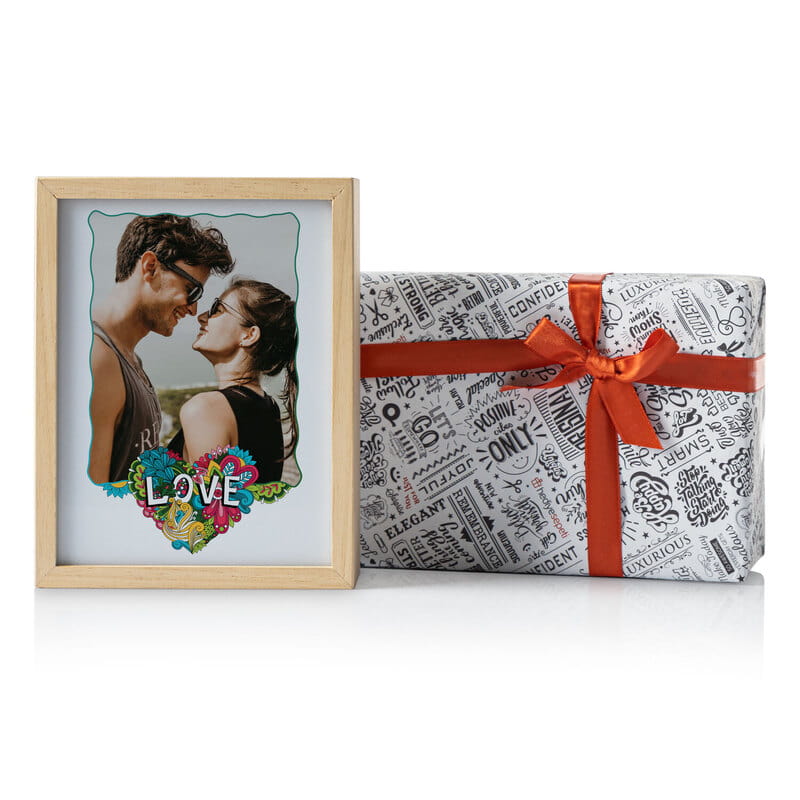 Love Fotoğraf Baskılı Dekoratif Led Lamba