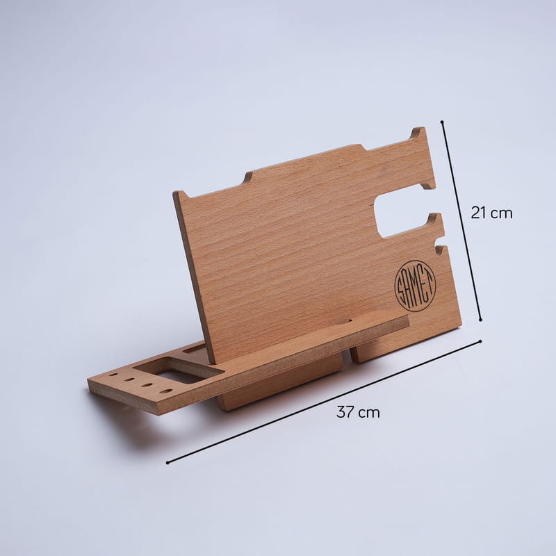 Monogram İsim Baskılı Kişiselleştirilebilir Masaüstü Organizer