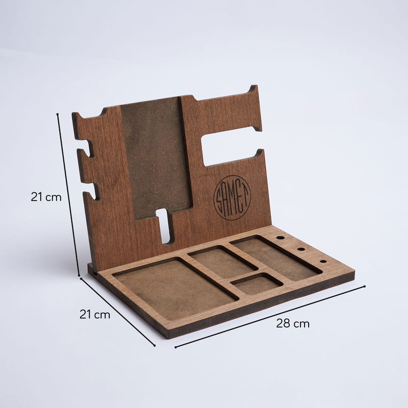 Monogram İsme Özel Çok Amaçlı Masaüstü Organizer