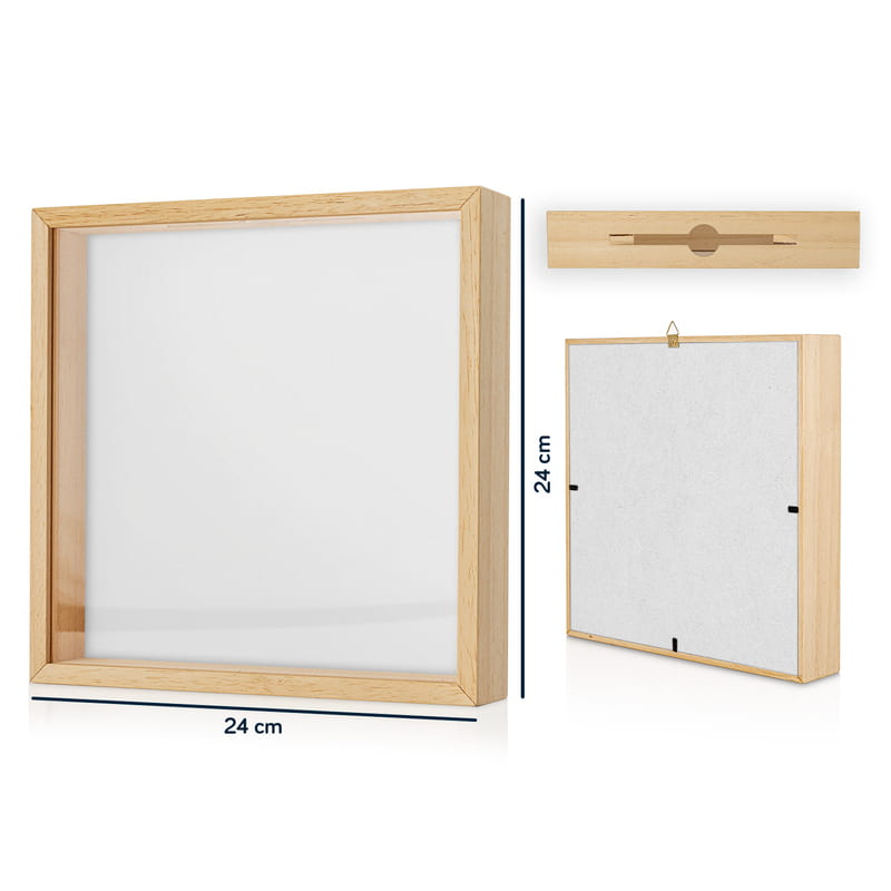 Mutlu Yeni Bir Yıl Tasarımlı Ahşap Kumbara