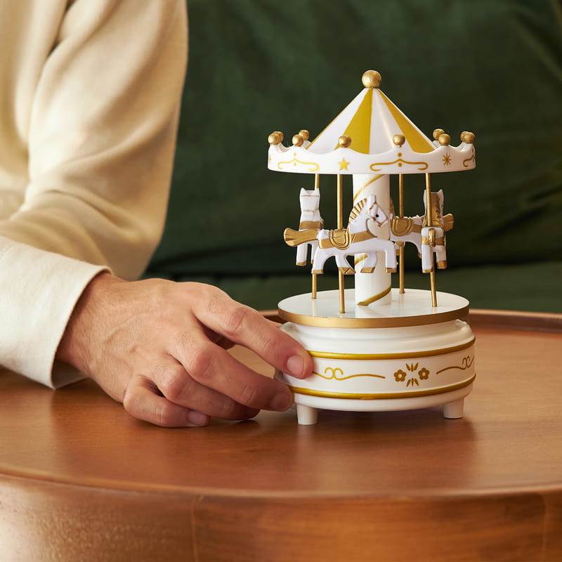 Nostaljik Atlı Karınca Müzik Kutusu