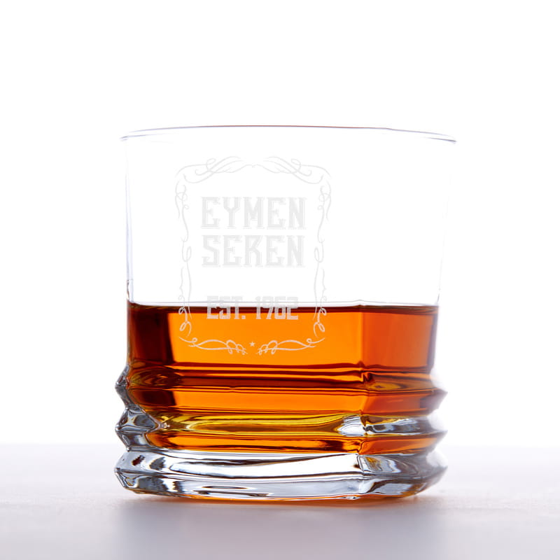 Retro Tasarımlı Texas 2li Viski Kadeh Seti