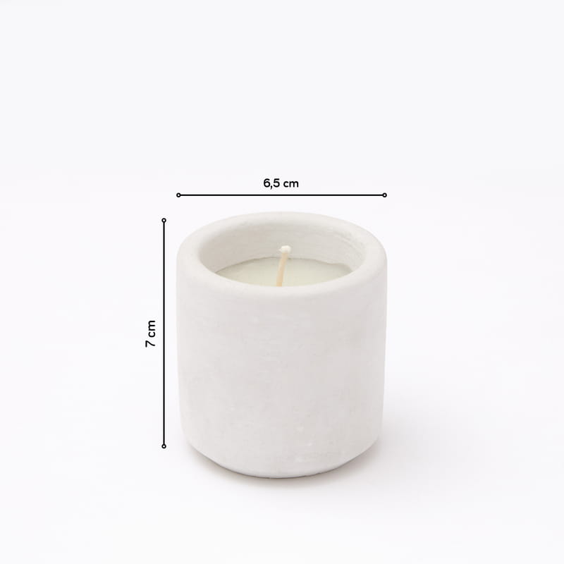 Silindir Dekoratif Beton Mum