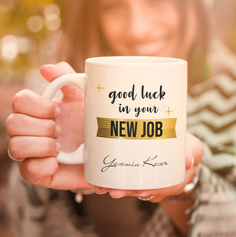 Yeni İş Hediyesi İsme Özel Porselen Kupa