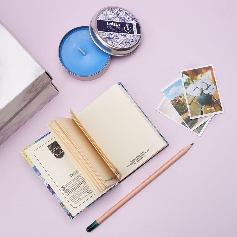 16 Fotoğraflı Van Gogh Not Defterli Hediye Kutusu