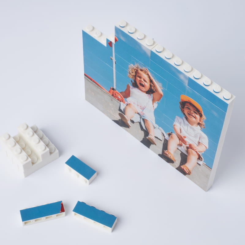 46 Parça Fotoğraf Baskılı Block Puzzle