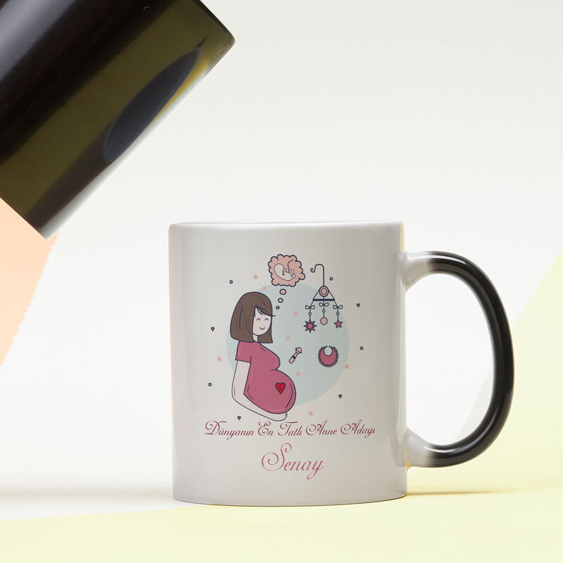 Anne Adaylarına Hediye Kişiye Özel Sihirli Kupa