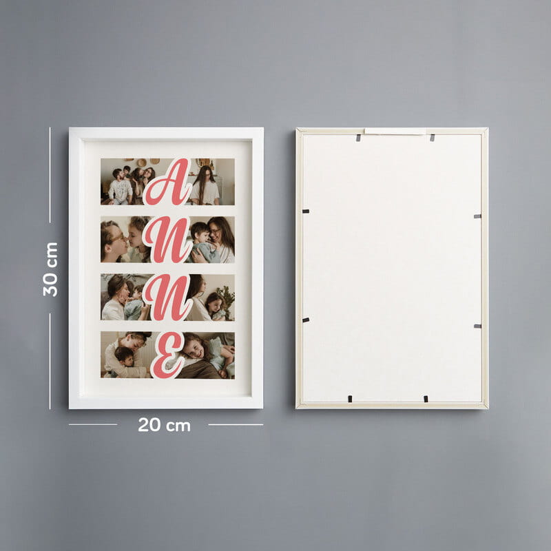 ANNE Yazılı Kişiye Özel Fotoğraflı 20x30 Çerçeve