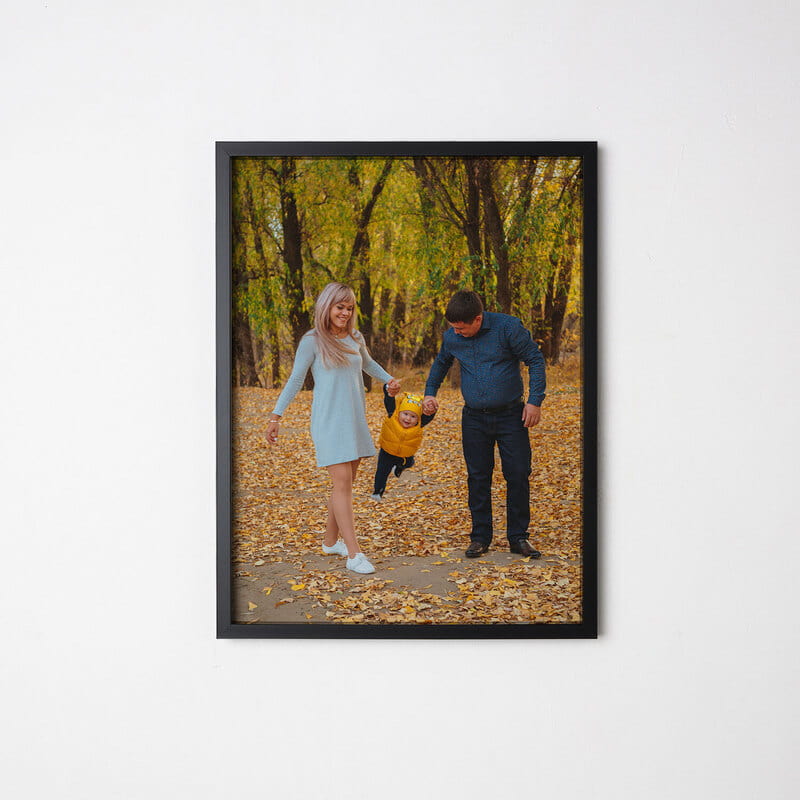 Duvara Kendinden Yapışkanlı 30x40 Siyah Fotoğraf Çerçevesi