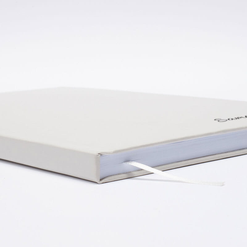 İmza Stilli Kişiye Özel Bej Not Defteri