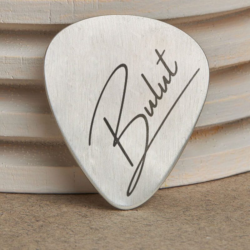 İsme Özel Gümüş Gitar Penası