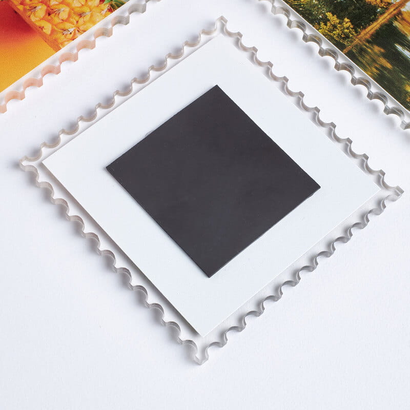 Kare Kesim 4 Parça Fotoğraf Baskılı Magnet