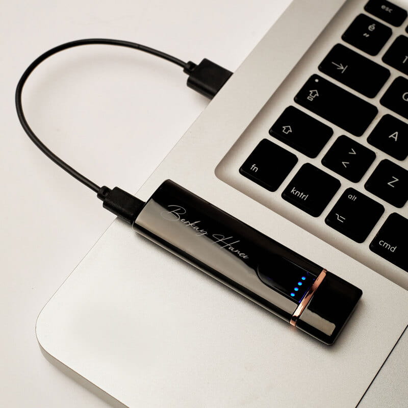 Kişiye Özel Dokunmatik USB Şarjlı Çakmak