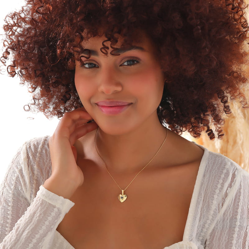 Kişiye Özel Harfli Açılabilir Kalp Tasarımlı Gümüş Kolye