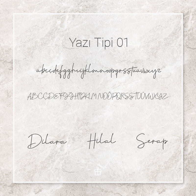 Kişiye Özel İki İsimli Gümüş Kolye